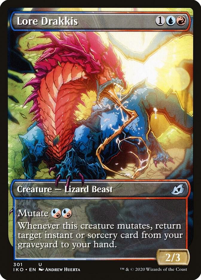 Lore Drakkis (Showcase) 301 card from Ikoria: Lair of Behemoths