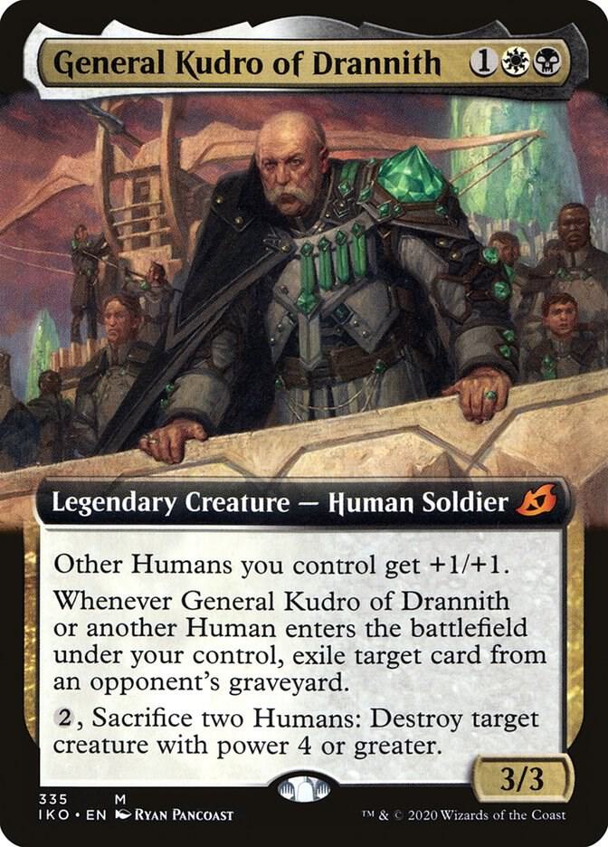 General Kudro of Drannith (Extended Art) 335 card from Ikoria: Lair of Behemoths