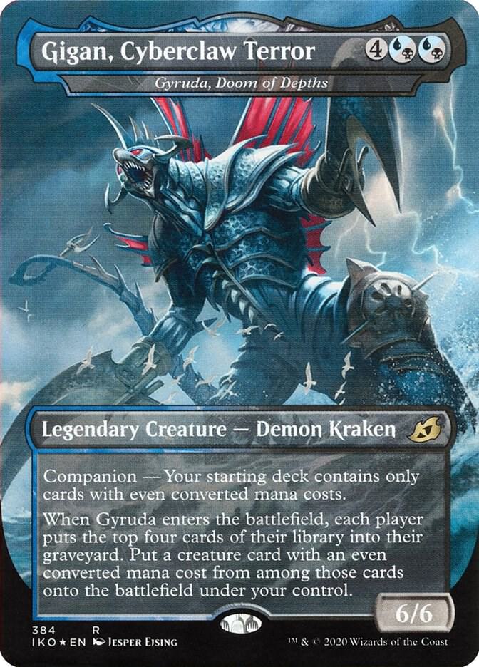 Gigan, Cyberclaw Terror - Gyruda, Doom of Depths 384 card from Ikoria: Lair of Behemoths