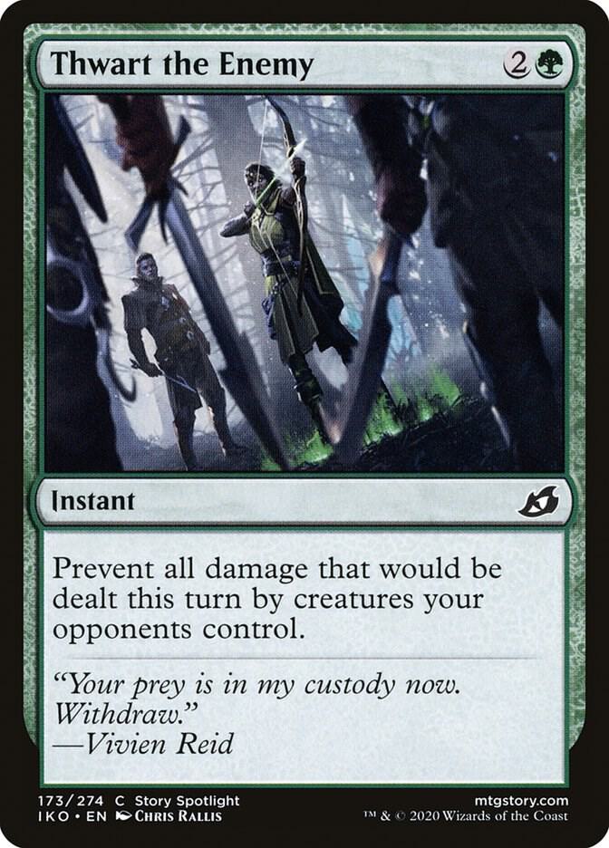 Thwart the Enemy 173 card from Ikoria: Lair of Behemoths