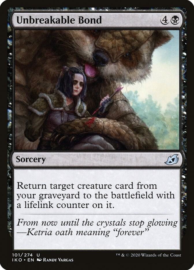 Unbreakable Bond 101 card from Ikoria: Lair of Behemoths