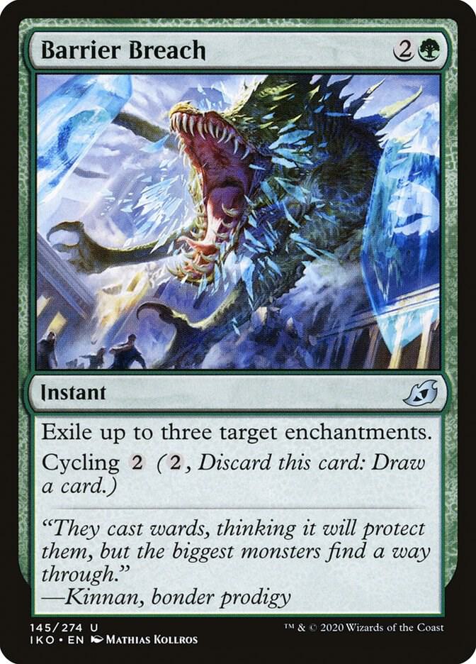 Barrier Breach 145 card from Ikoria: Lair of Behemoths