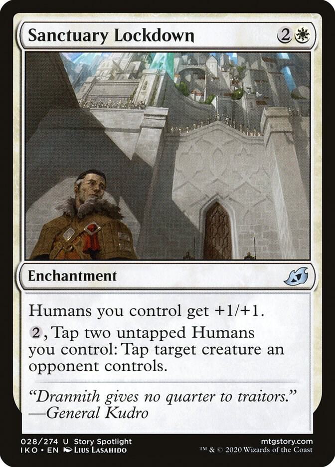 Sanctuary Lockdown 28 card from Ikoria: Lair of Behemoths