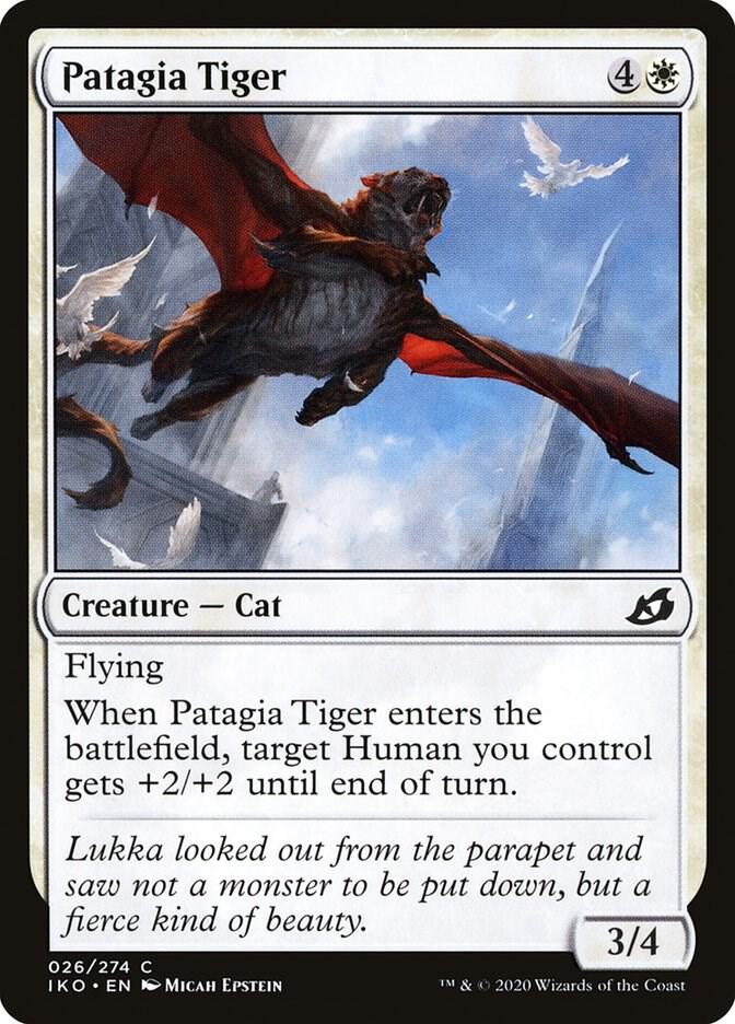 Patagia Tiger 26 card from Ikoria: Lair of Behemoths
