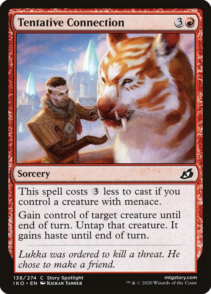 Tentative Connection 138 card from Ikoria: Lair of Behemoths