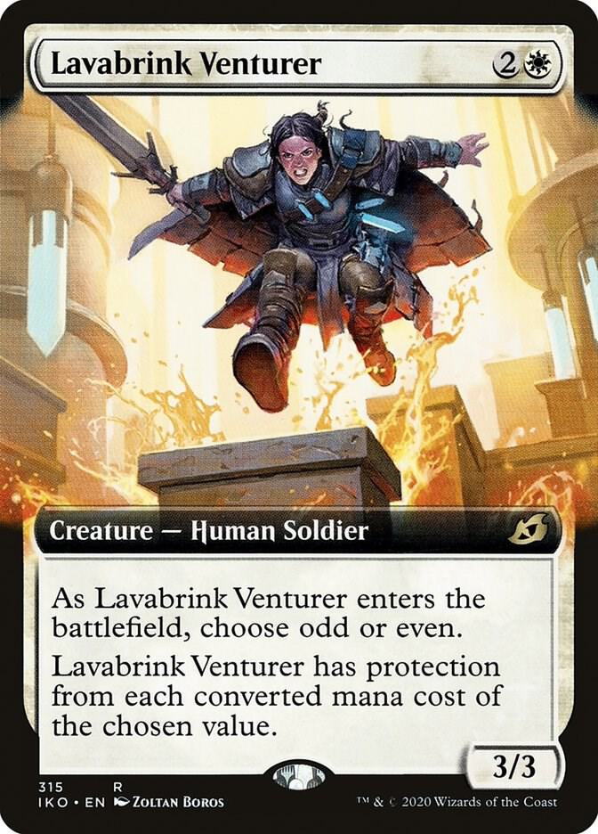 Lavabrink Venturer (Extended Art) 315 card from Ikoria: Lair of Behemoths