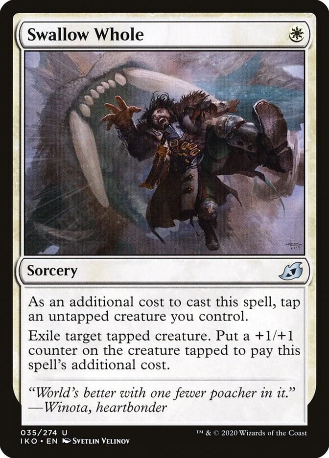 Swallow Whole 35 card from Ikoria: Lair of Behemoths