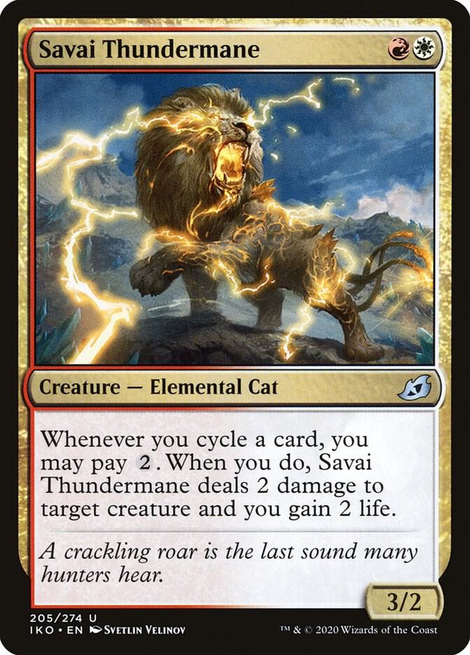 Savai Thundermane 205 card from Ikoria: Lair of Behemoths
