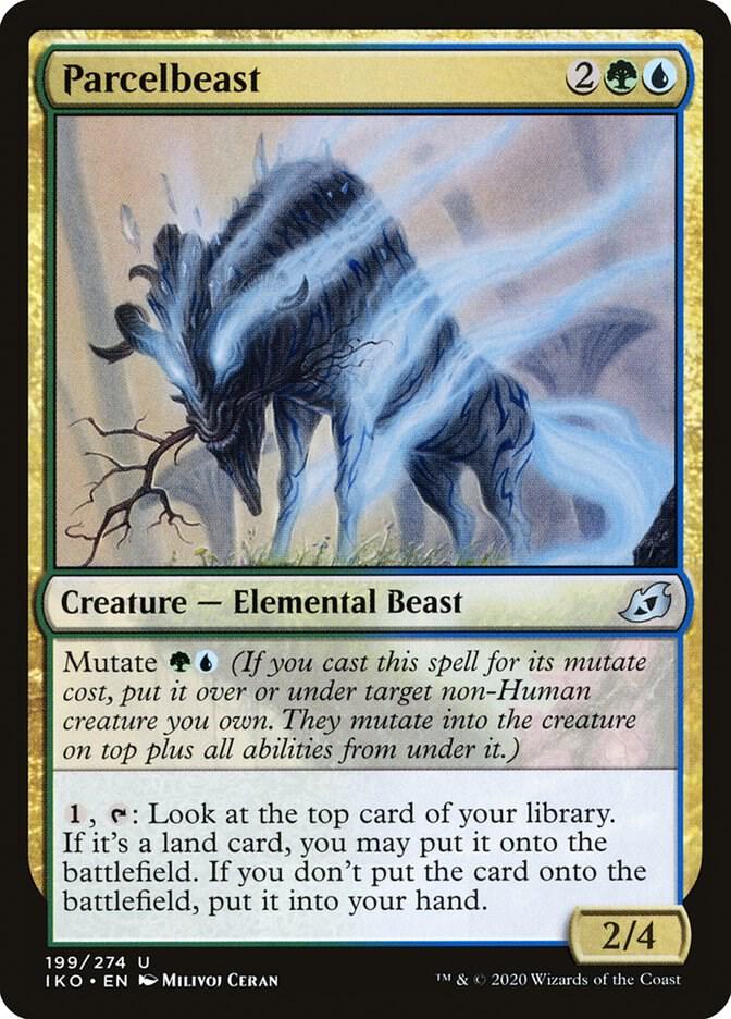 Parcelbeast 199 card from Ikoria: Lair of Behemoths