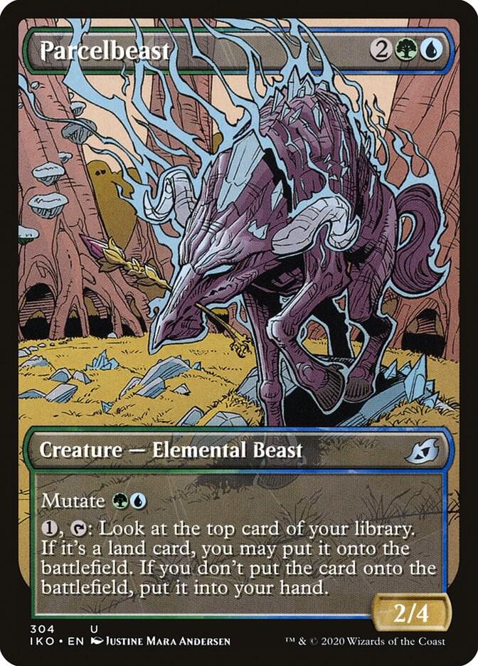 Parcelbeast (Showcase) 304 card from Ikoria: Lair of Behemoths