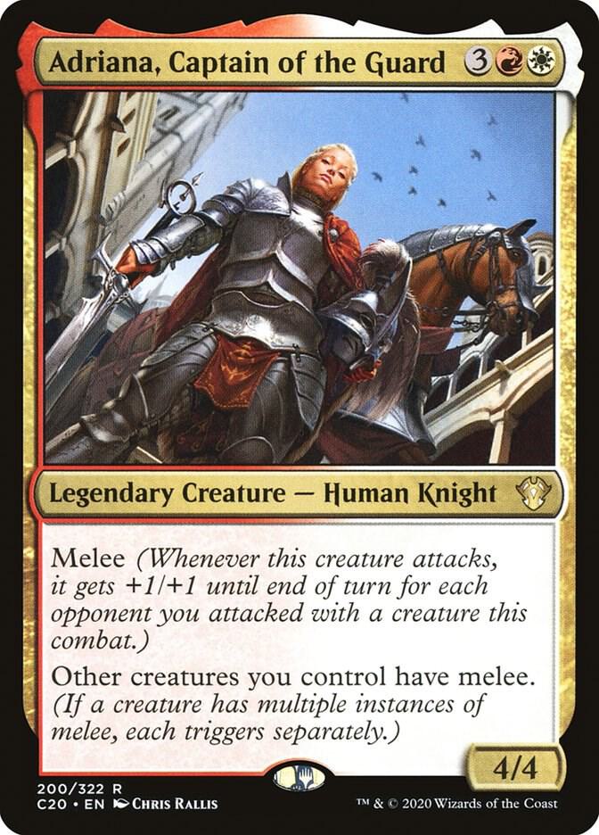 Adriana, Captain of the Guard 200 card from Commander 2020