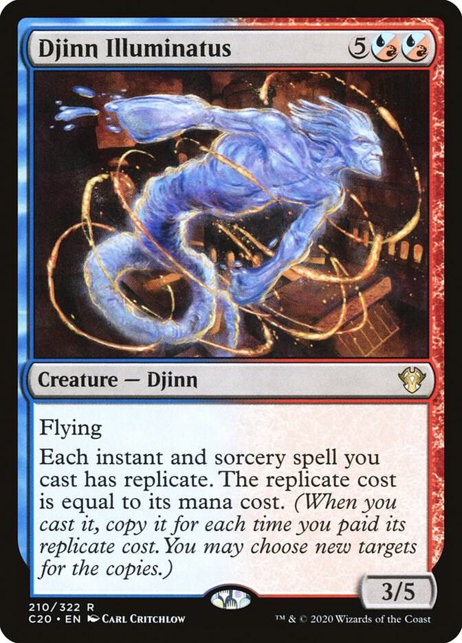 Djinn Illuminatus 210 card from Commander 2020