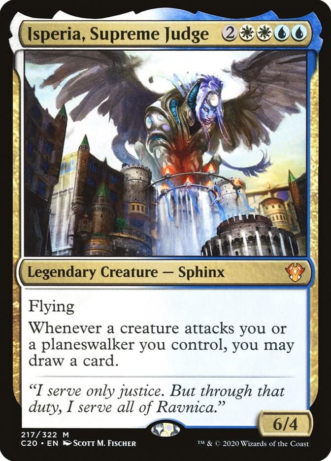 Isperia, Supreme Judge 217 card from Commander 2020