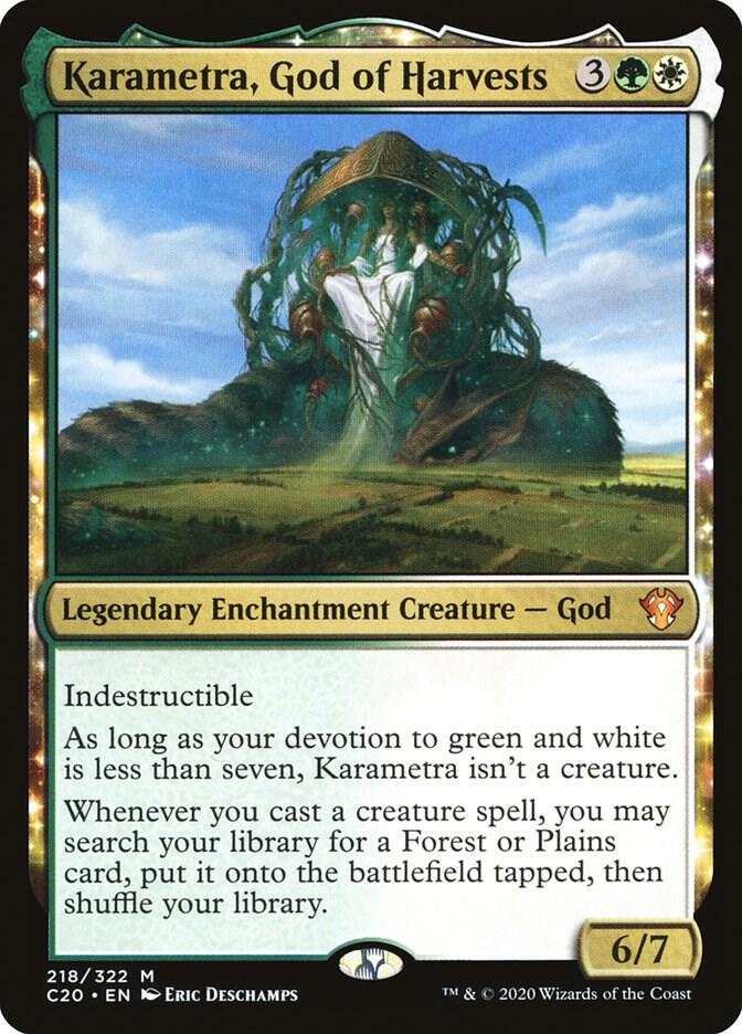 Karametra, God of Harvests 218 card from Commander 2020