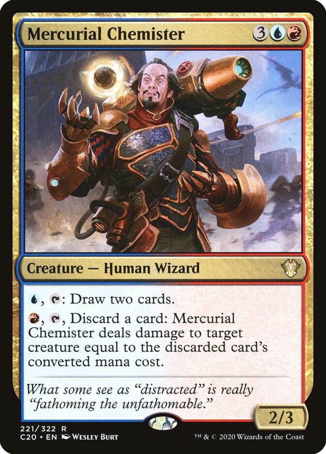 Mercurial Chemister 221 card from Commander 2020