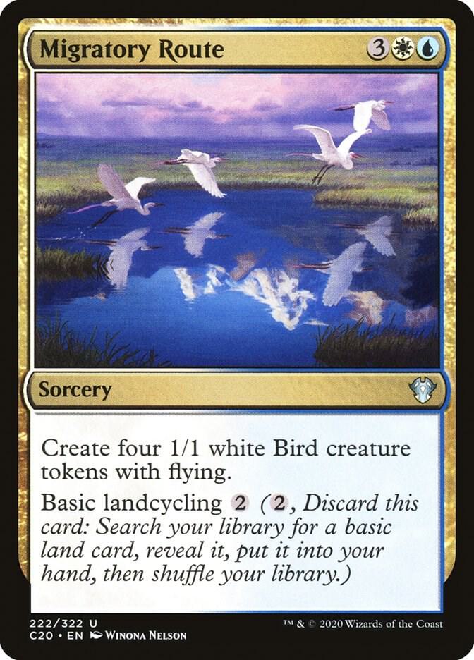 Migratory Route 222 card from Commander 2020