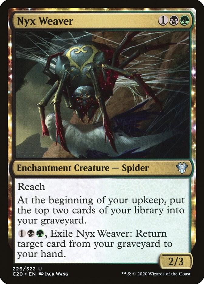 Nyx Weaver 226 card from Commander 2020