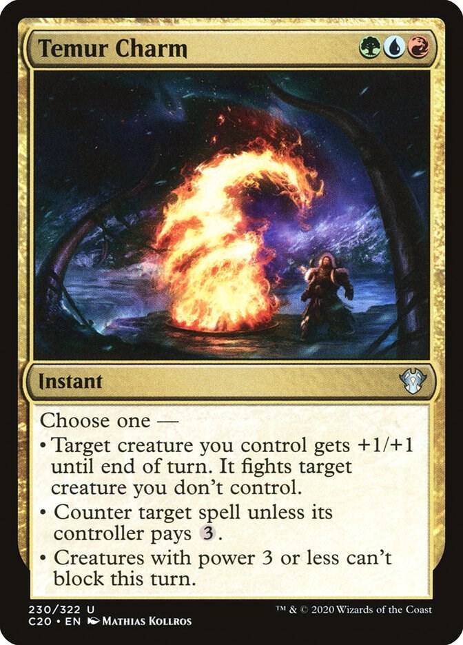 Temur Charm 230 card from Commander 2020
