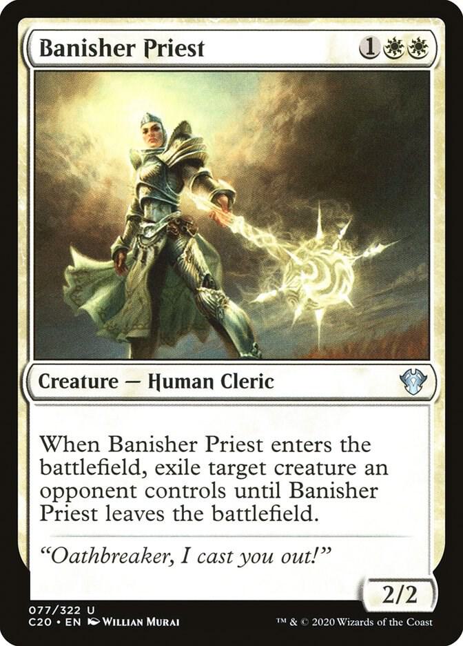 Banisher Priest 77 card from Commander 2020
