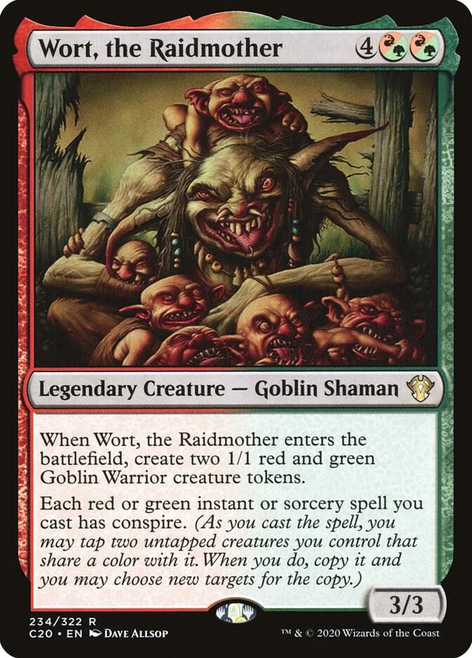 Wort, the Raidmother 234 card from Commander 2020