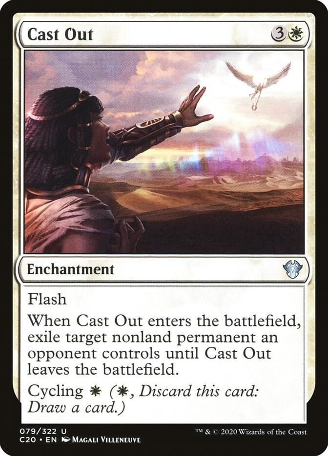 Cast Out 79 card from Commander 2020