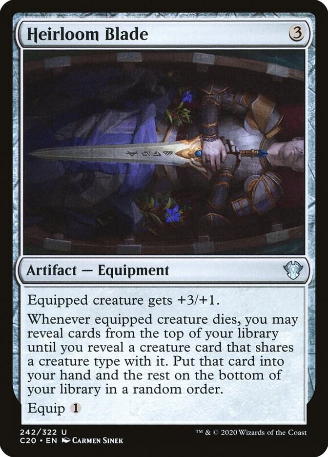 Heirloom Blade 242 card from Commander 2020