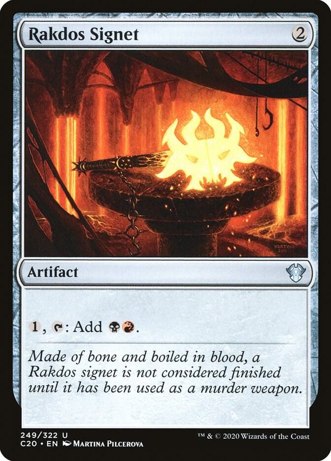 Rakdos Signet 249 card from Commander 2020