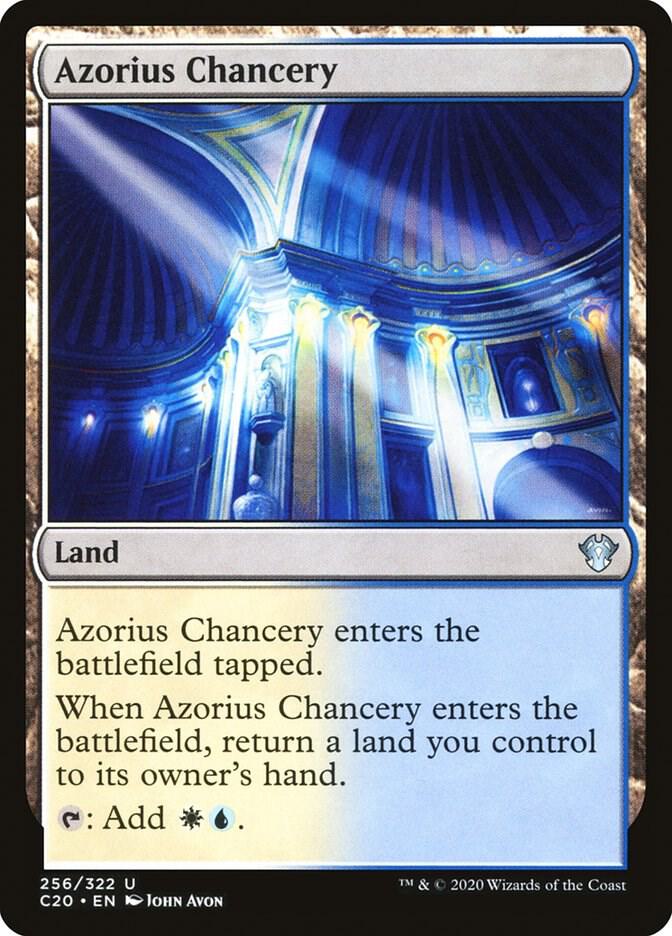 Azorius Chancery 256 card from Commander 2020