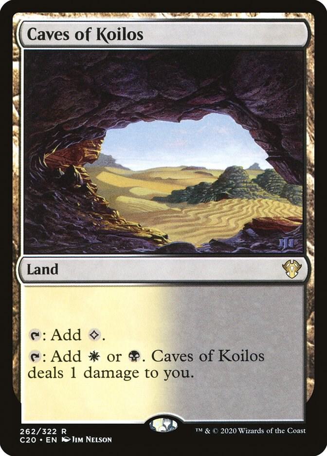 Caves of Koilos 262 card from Commander 2020