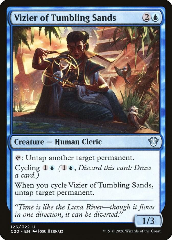 Vizier of Tumbling Sands 126 card from Commander 2020