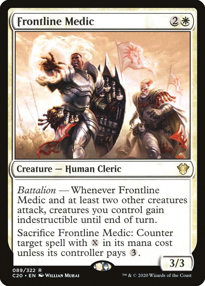 Frontline Medic 89 card from Commander 2020