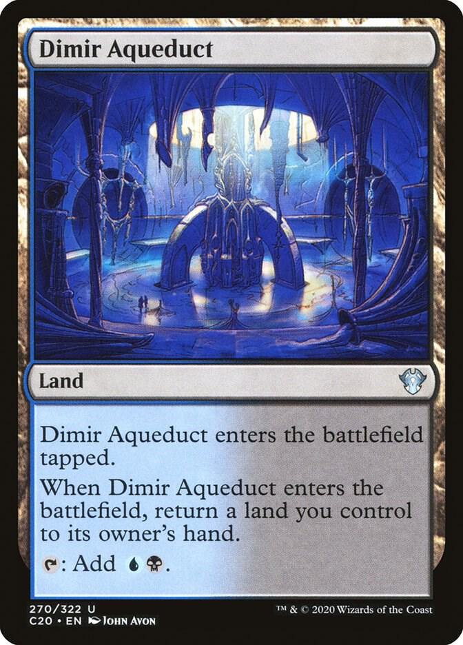 Dimir Aqueduct 270 card from Commander 2020