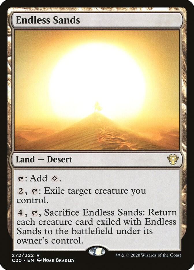 Endless Sands 272 card from Commander 2020