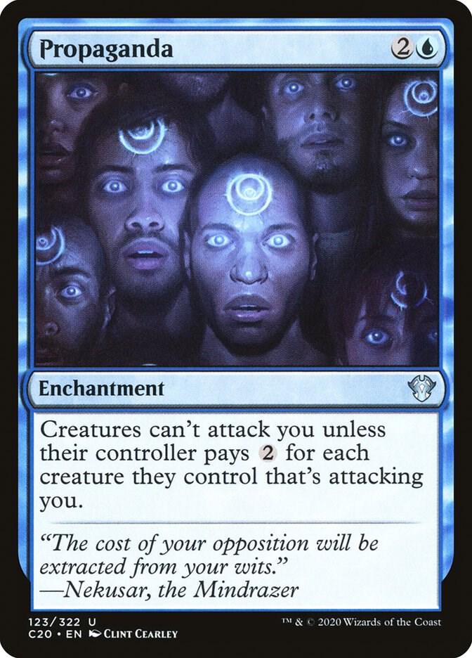 Propaganda 123 card from Commander 2020