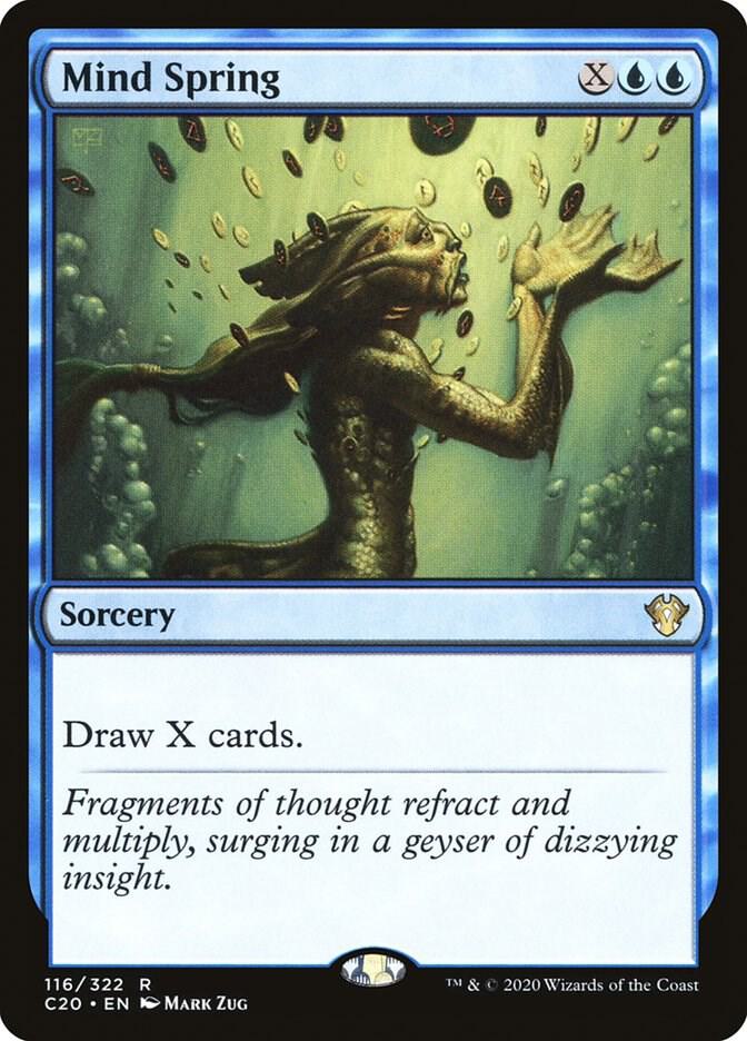 Mind Spring 116 card from Commander 2020