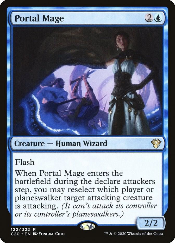 Portal Mage 122 card from Commander 2020