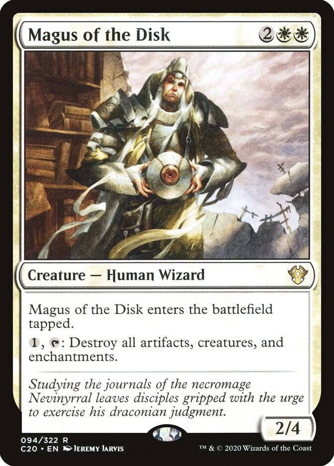 Magus of the Disk 94 card from Commander 2020