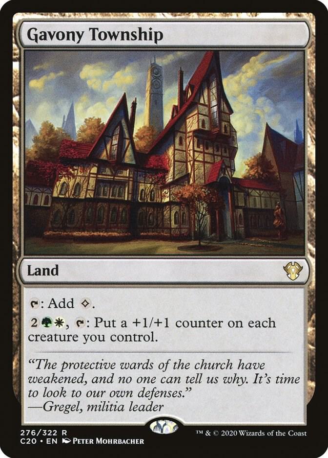 Gavony Township 276 card from Commander 2020