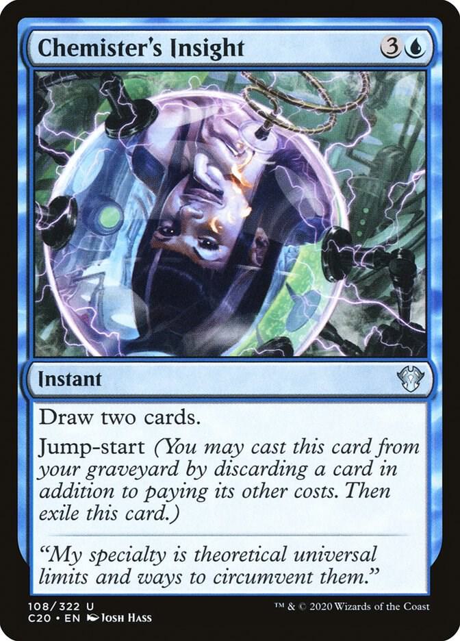 Chemister's Insight 108 card from Commander 2020