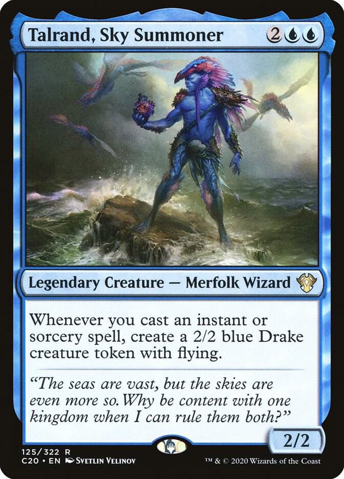 Talrand, Sky Summoner 125 card from Commander 2020