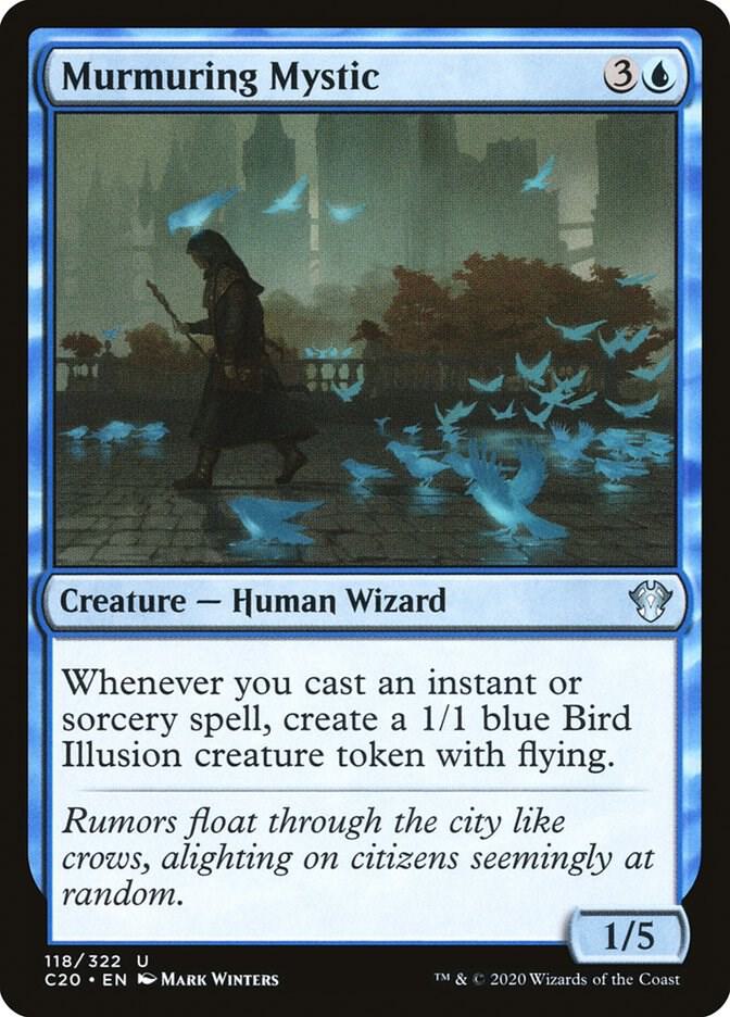 Murmuring Mystic 118 card from Commander 2020