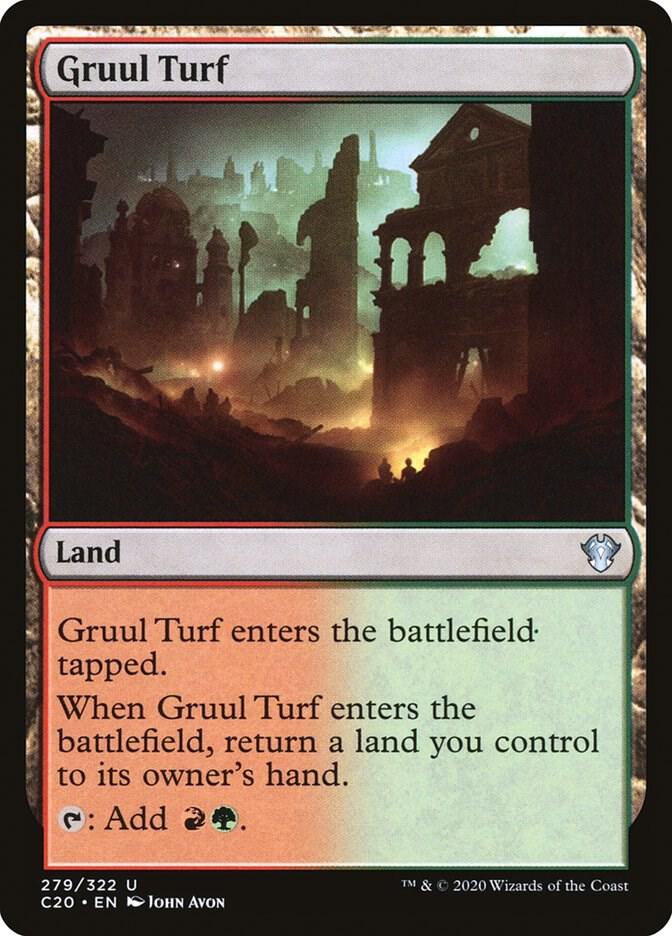 Gruul Turf 279 card from Commander 2020