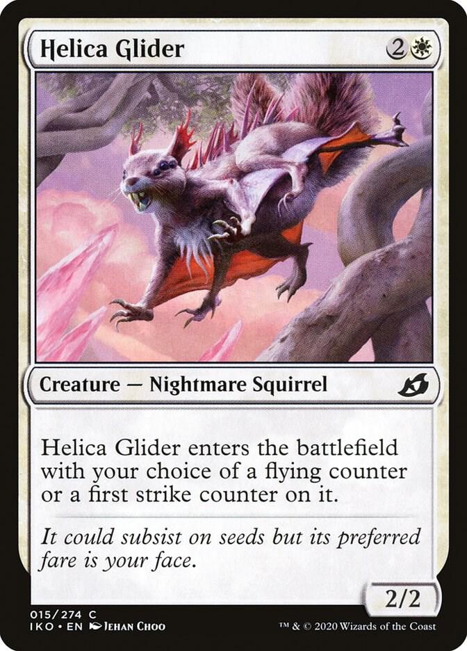 Helica Glider 15 card from Ikoria: Lair of Behemoths