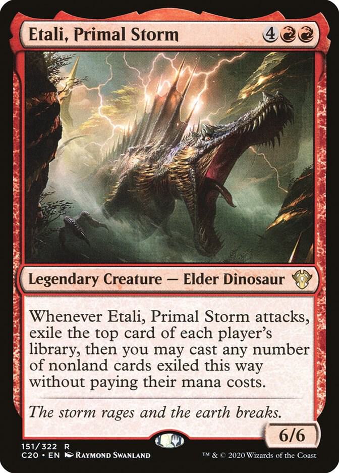 Etali, Primal Storm 151 card from Commander 2020