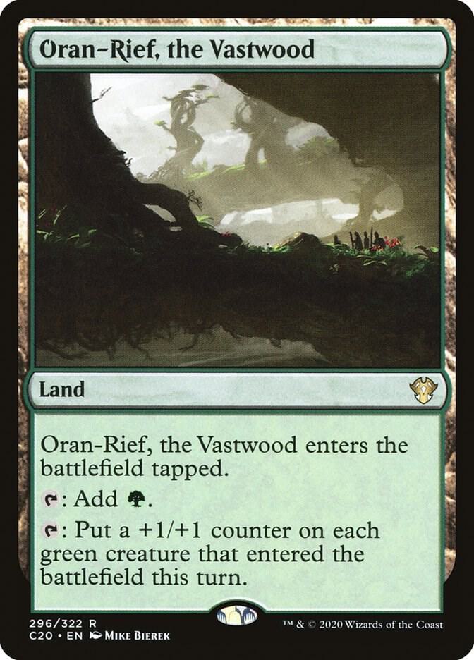 Oran-Rief, the Vastwood 296 card from Commander 2020