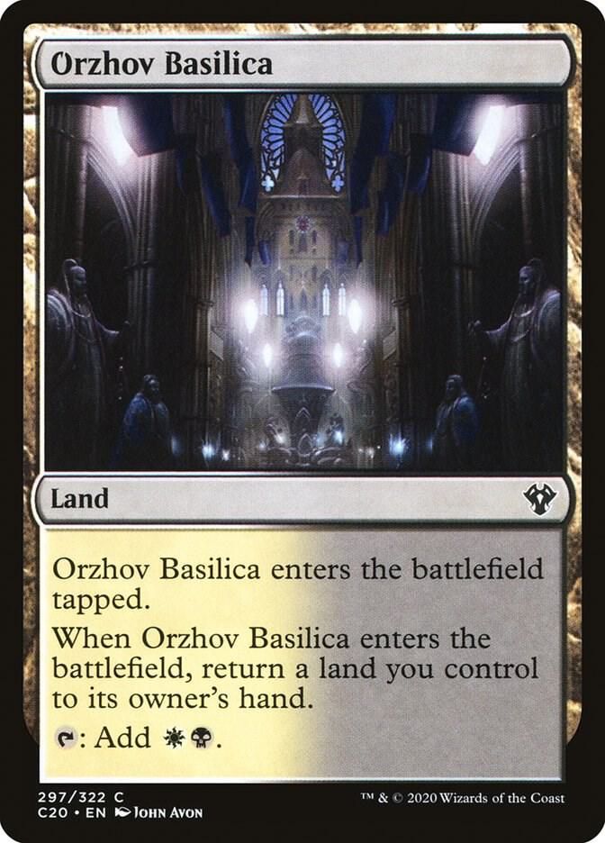 Orzhov Basilica 297 card from Commander 2020