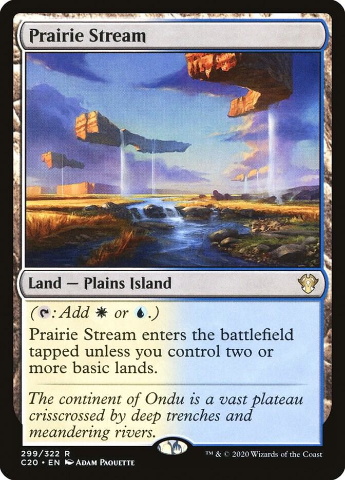 Prairie Stream 299 card from Commander 2020