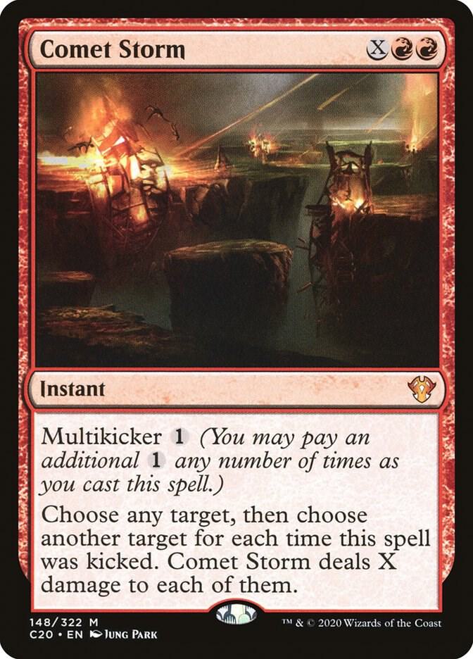 Comet Storm 148 card from Commander 2020