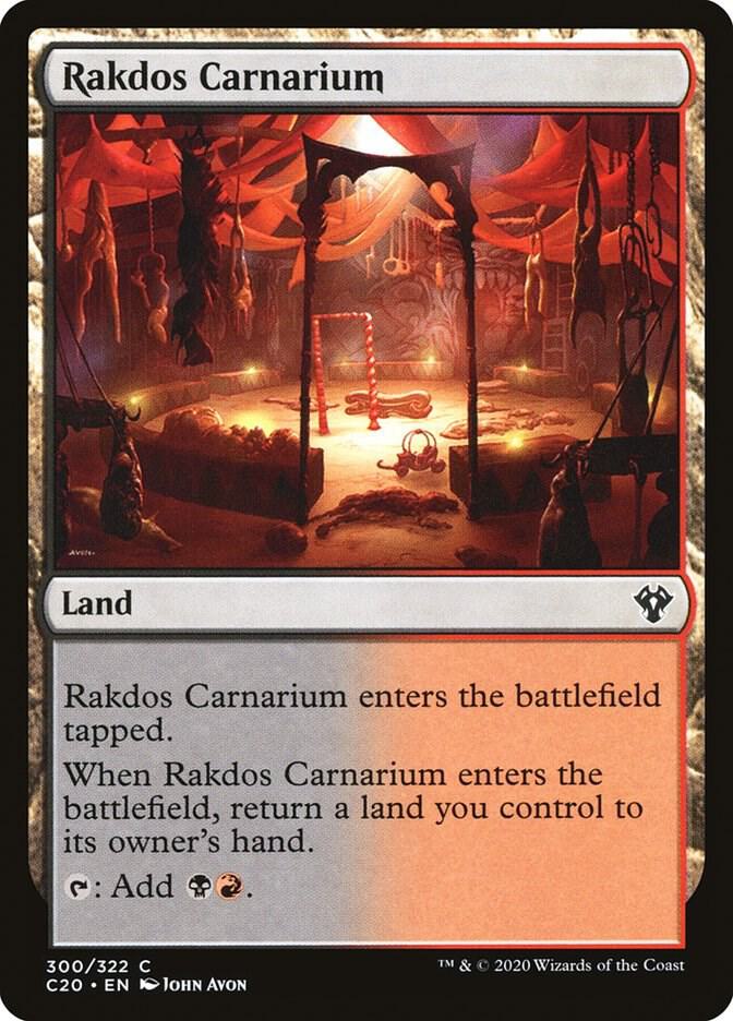 Rakdos Carnarium 300 card from Commander 2020