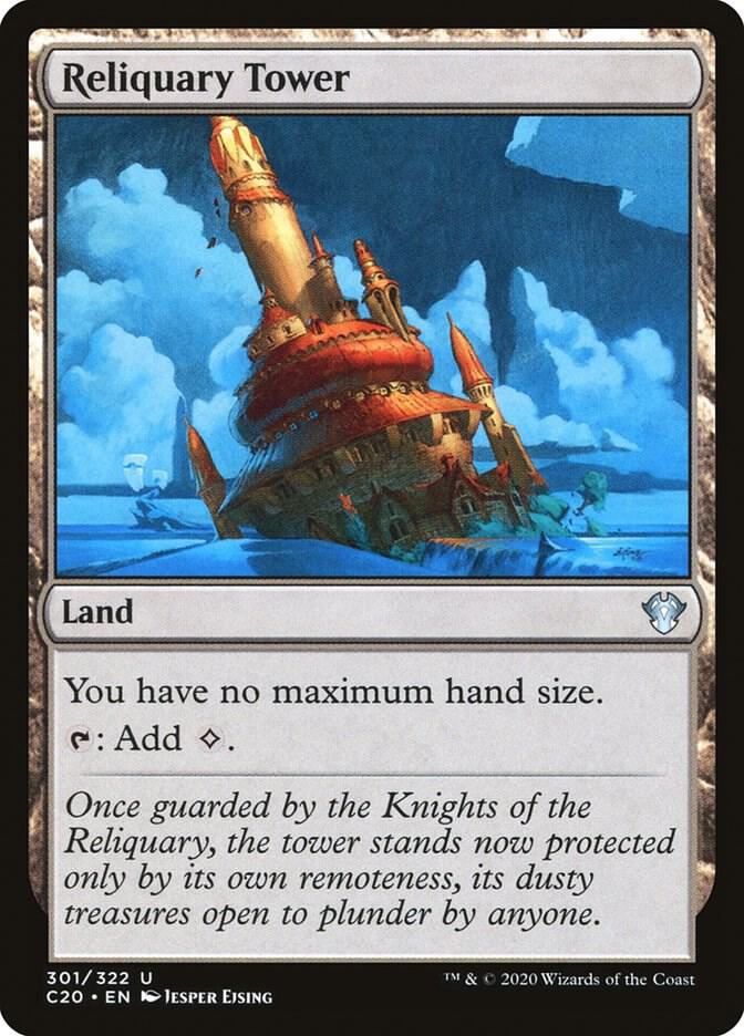 Reliquary Tower 301 card from Commander 2020